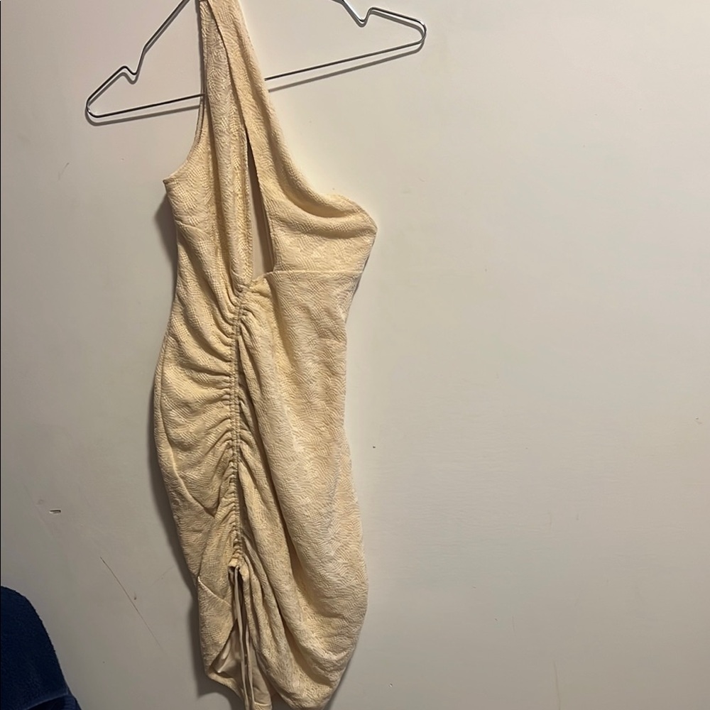Cream Dress Oh Polly